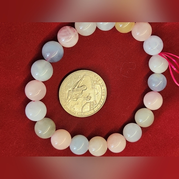 Natural Morganite Bracelet - Picture 3 of 3